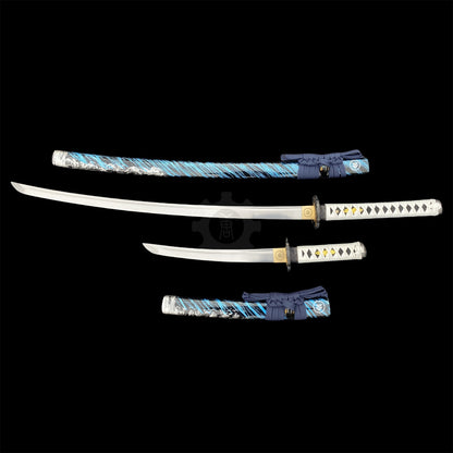 Lord Jin Sakai Katana Wakizashi Carbon Steel Version
