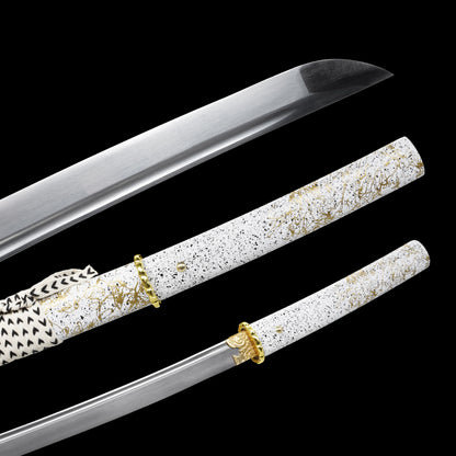 GOY Ytsu Katana Carbon Steel Forged Gilded Dawn Gilded Night Samurai Sword