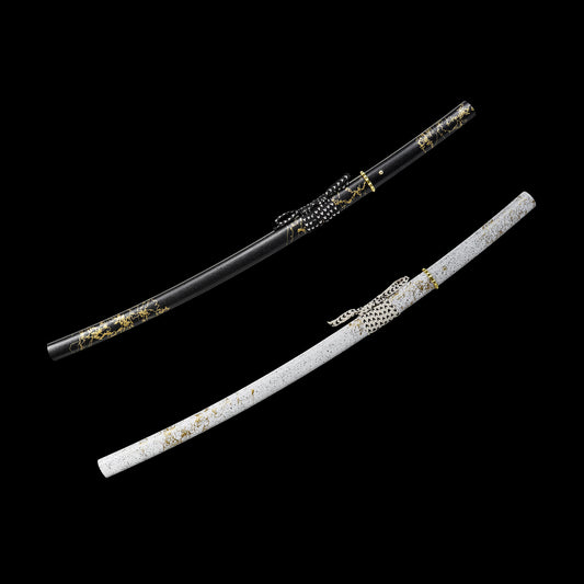 GOY Ytsu Katana Carbon Steel Forged Gilded Dawn Gilded Night Samurai Sword