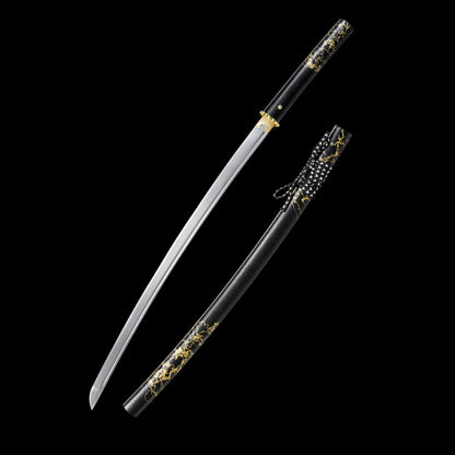 GOY Ytsu Katana Carbon Steel Forged Gilded Dawn Gilded Night Samurai Sword