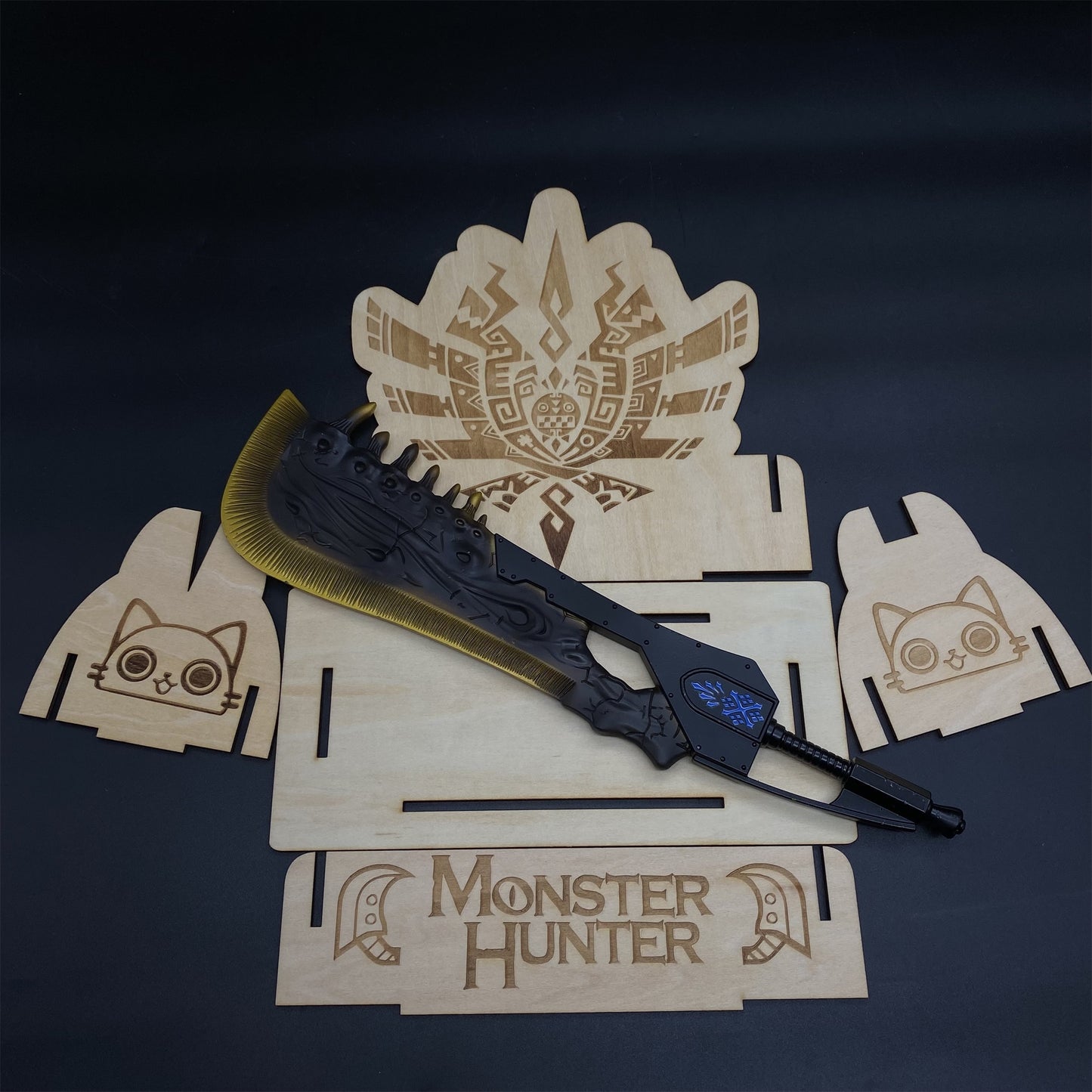 1/6 Scale MH Giant JawBlade Great Sword Metal Miniature