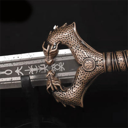 IRL God Killer Sword Metal Replica Cosplay Prop