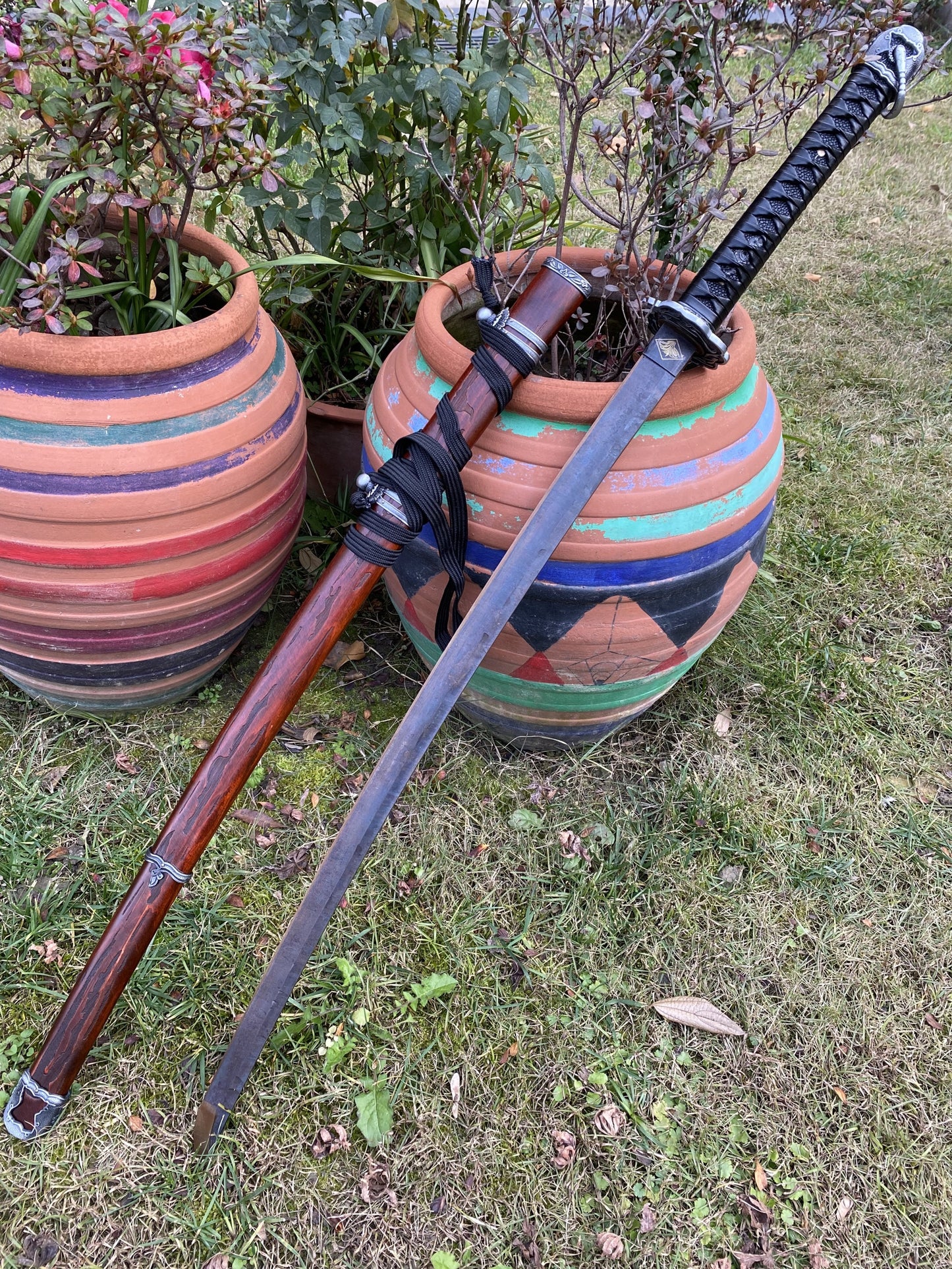 Gracious Gift of Tears High Hardness Manganese Steel Katana-Antique Version