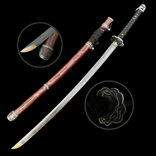 Gracious Gift of Tears High Hardness Manganese Steel Katana-Antique Version