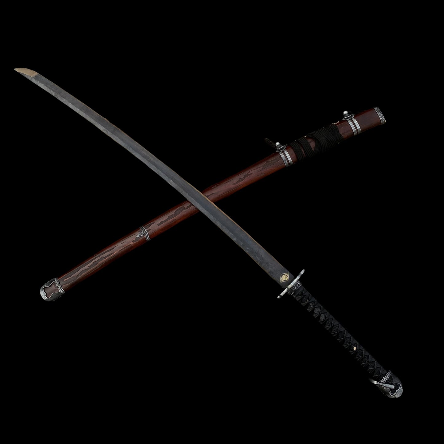 Gracious Gift of Tears High Hardness Manganese Steel Katana-Antique Version