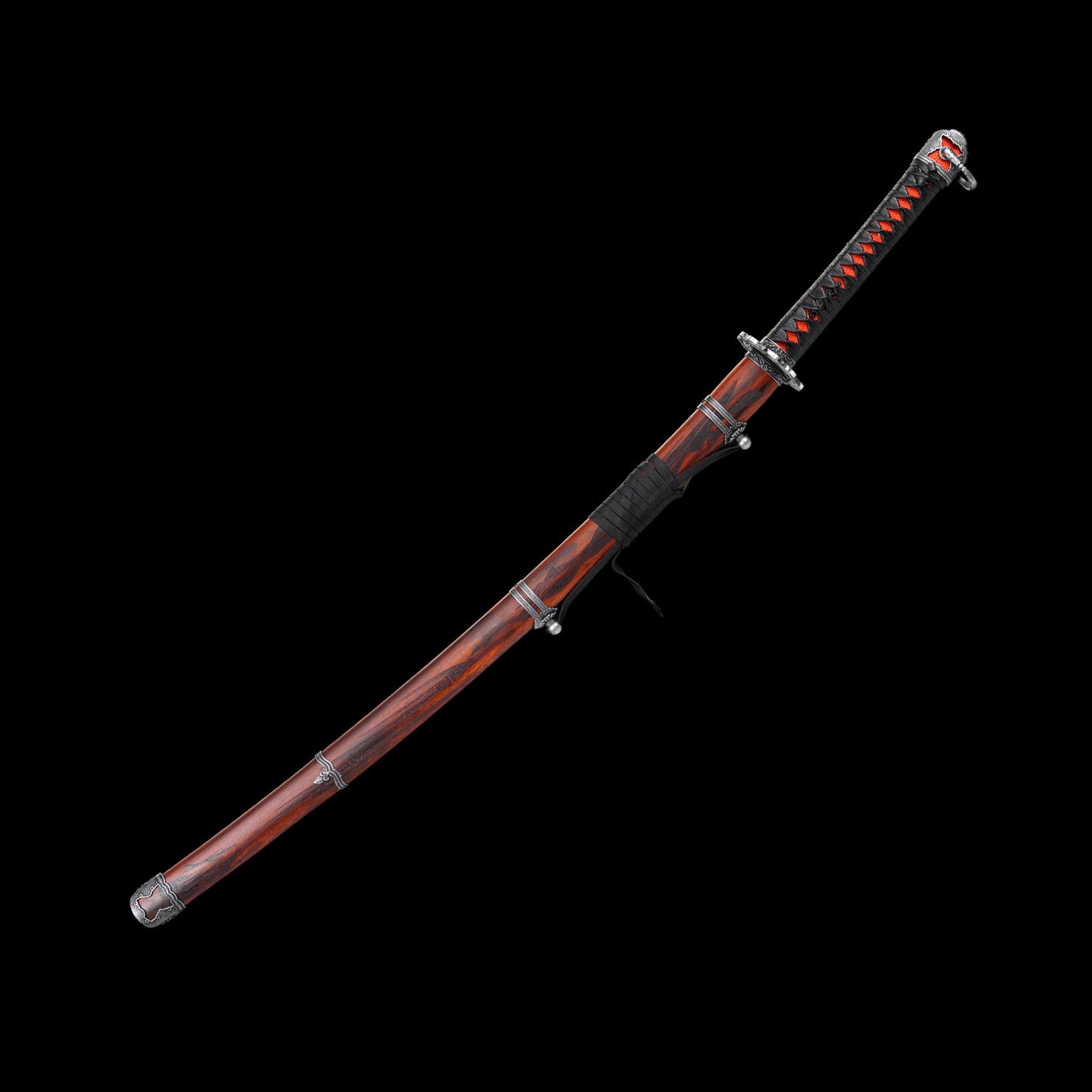 IRL Sekiro Red Mortal Blade Gracious Gift of Tears Katana 1065 Carbon Steel Version