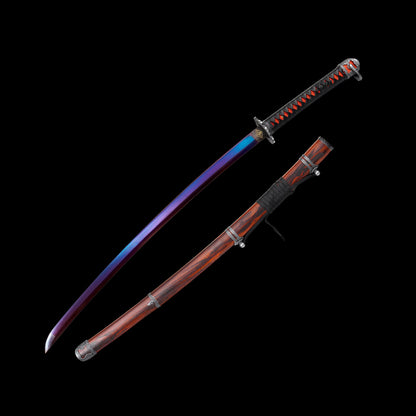 IRL Sekiro Red Mortal Blade Gracious Gift of Tears Katana 1065 Carbon Steel Version