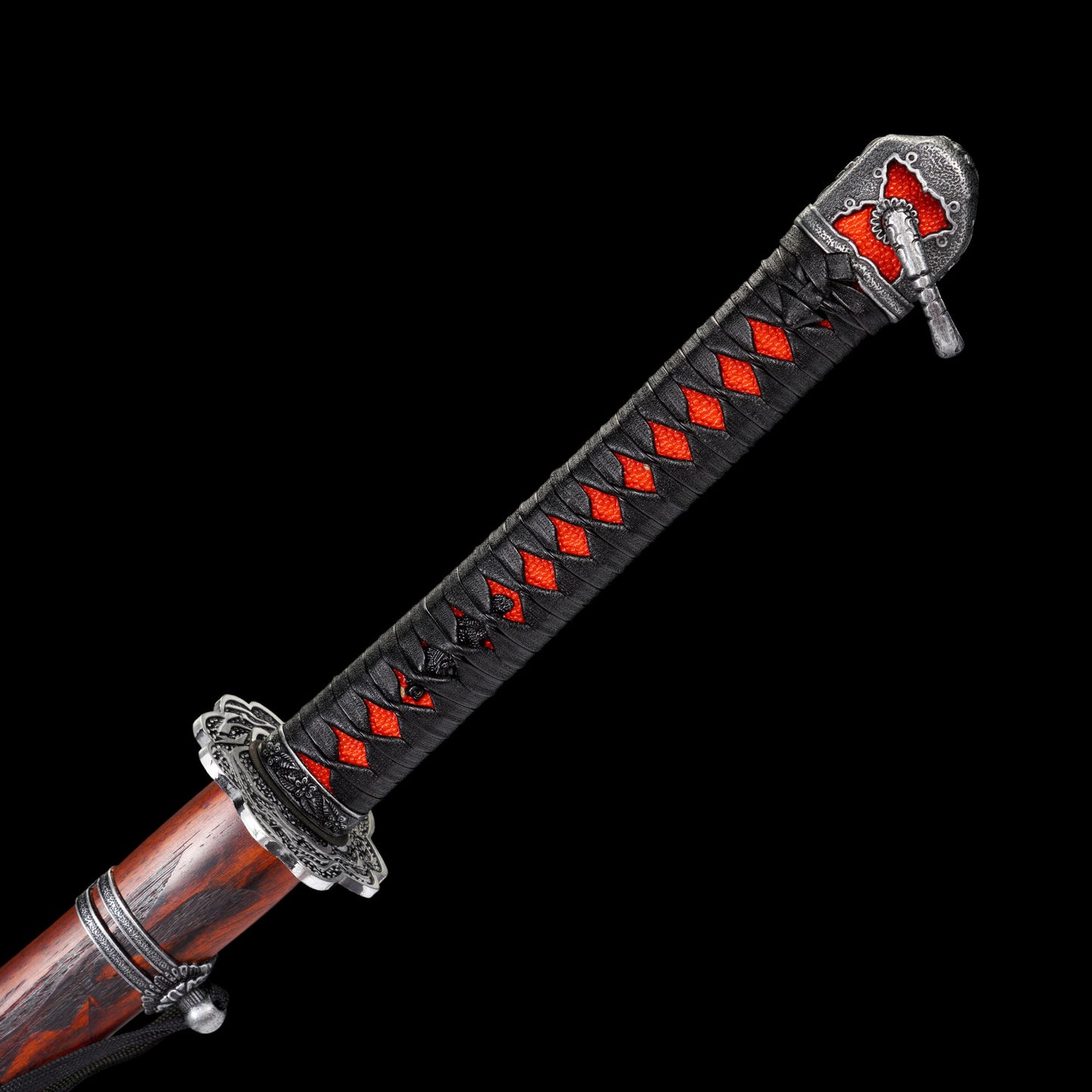 IRL Sekiro Red Mortal Blade Gracious Gift of Tears Katana 1065 Carbon Steel Version