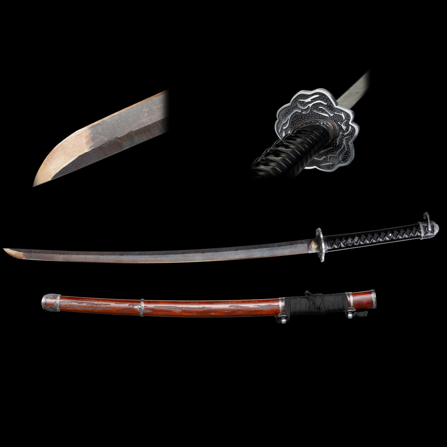 Gracious Gift of Tears High Hardness Manganese Steel Katana-Antique Version