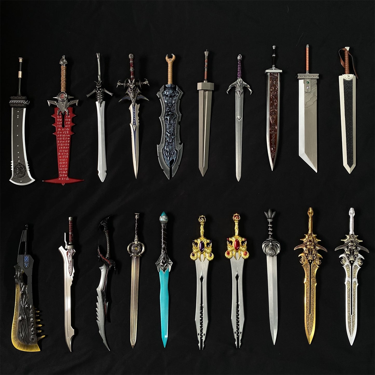 Hot Game Mini Greatsword Metal Miniature 22 Options