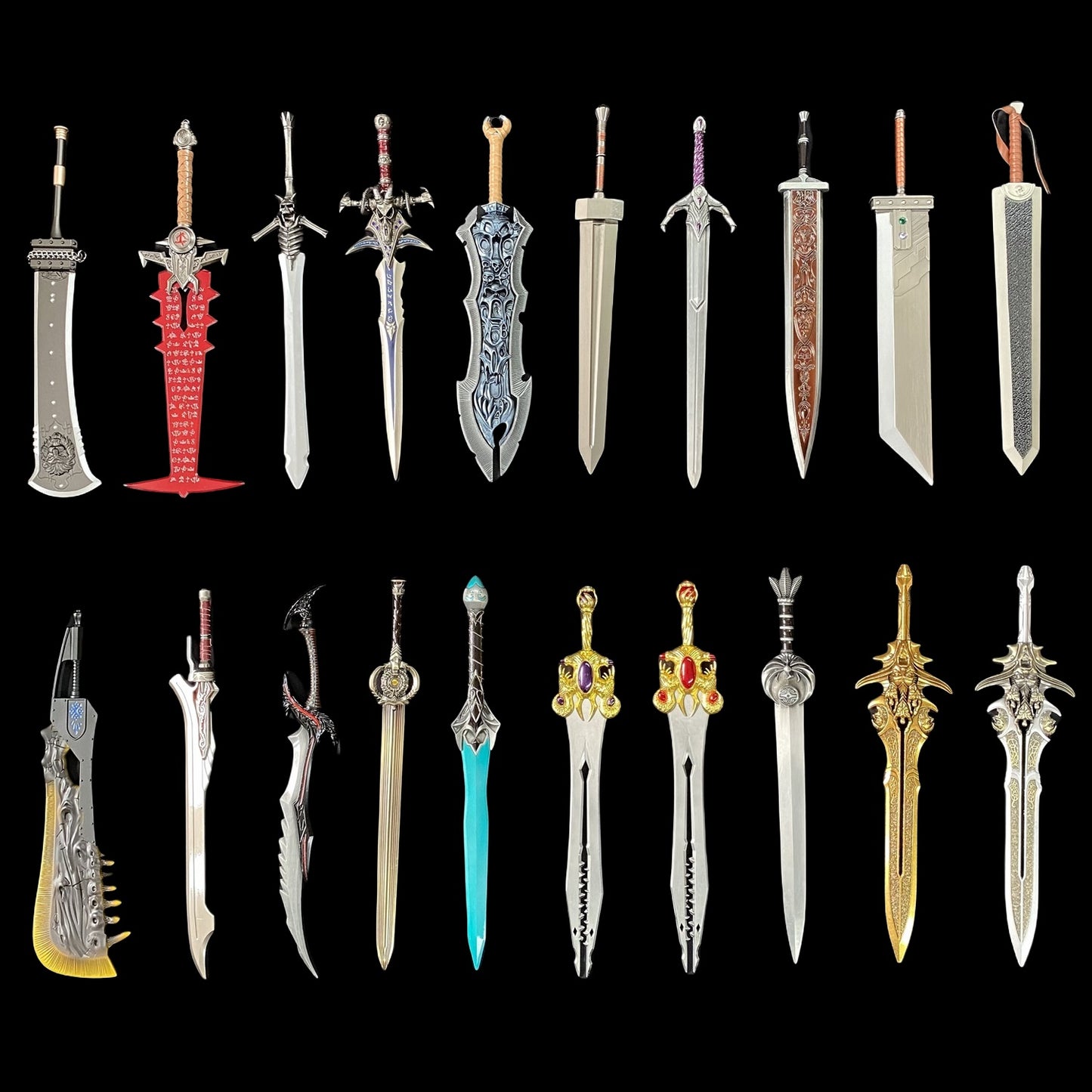 Hot Game Mini Greatsword Metal Miniature 22 Options
