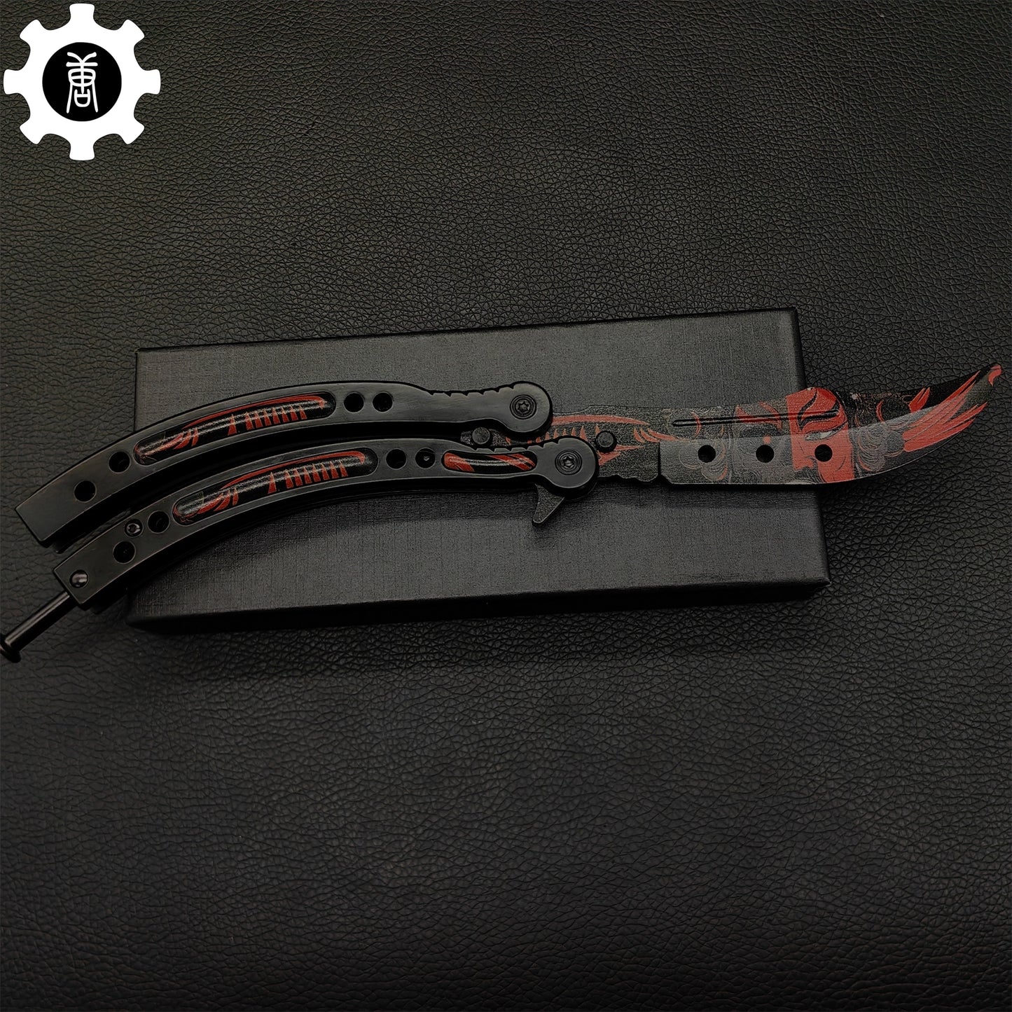Guan Yu Balisong Metal Butterfly Knife Game Prop 