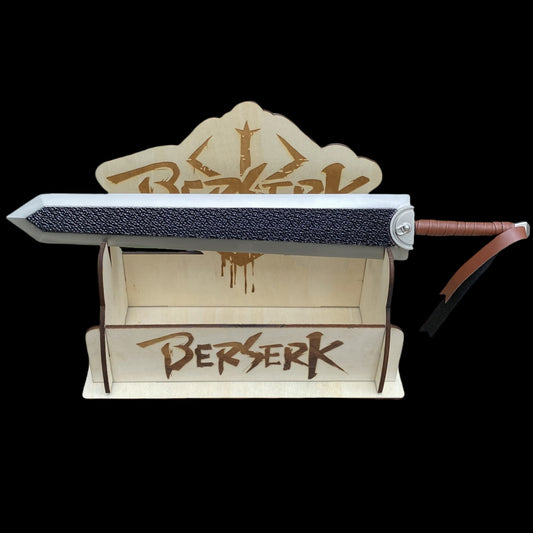 Anime Weapon Guts Sword Dragon Slayer Replica With Stand