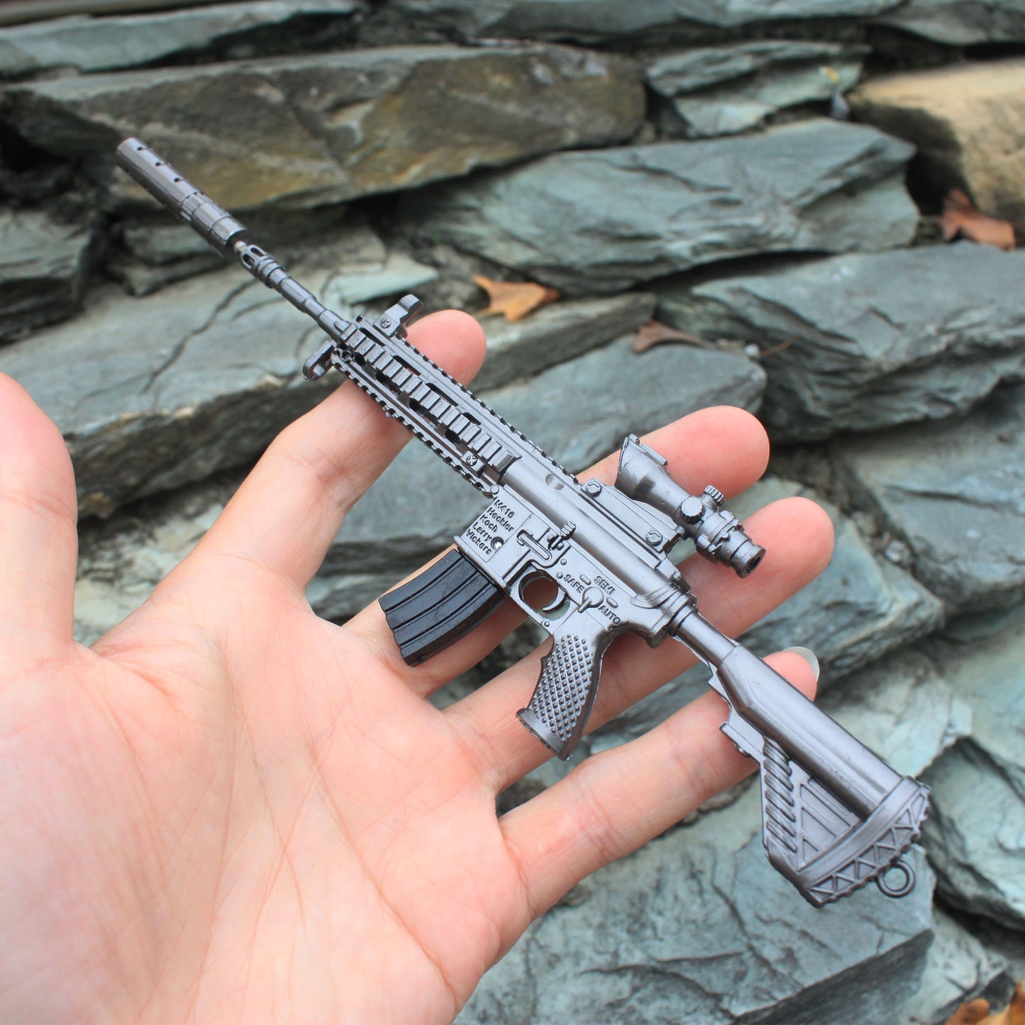 HK416 Metal Miniature Gun