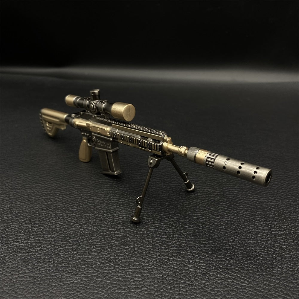 Miniature Metal HK417 Rifle 16.5CM/6.4"