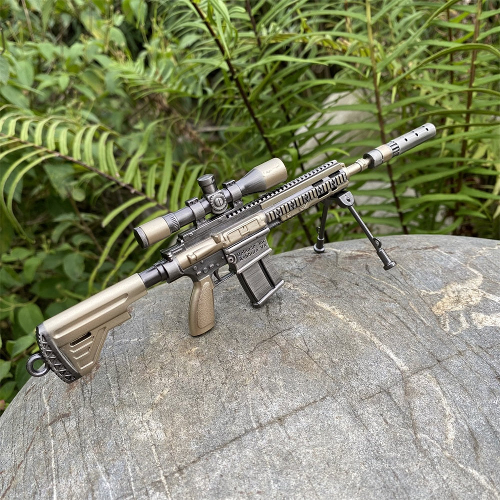 Miniature Metal HK417 Rifle 16.5CM/6.4"