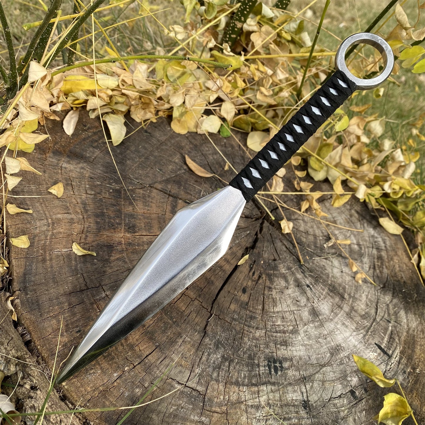 Hand-Forged Prime Steel Atsu Kunai Blunt Blade Replica