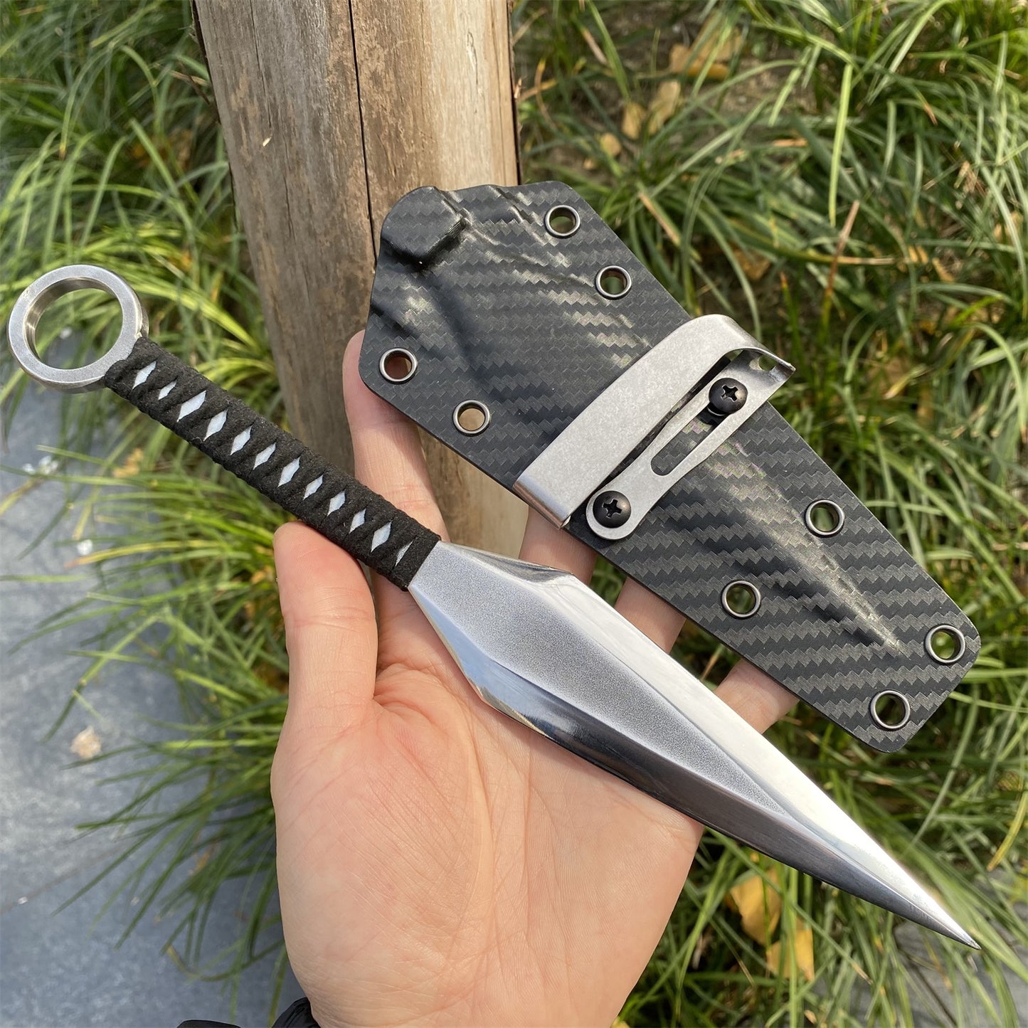 Hand-Forged Prime Steel Atsu Kunai Blunt Blade Replica