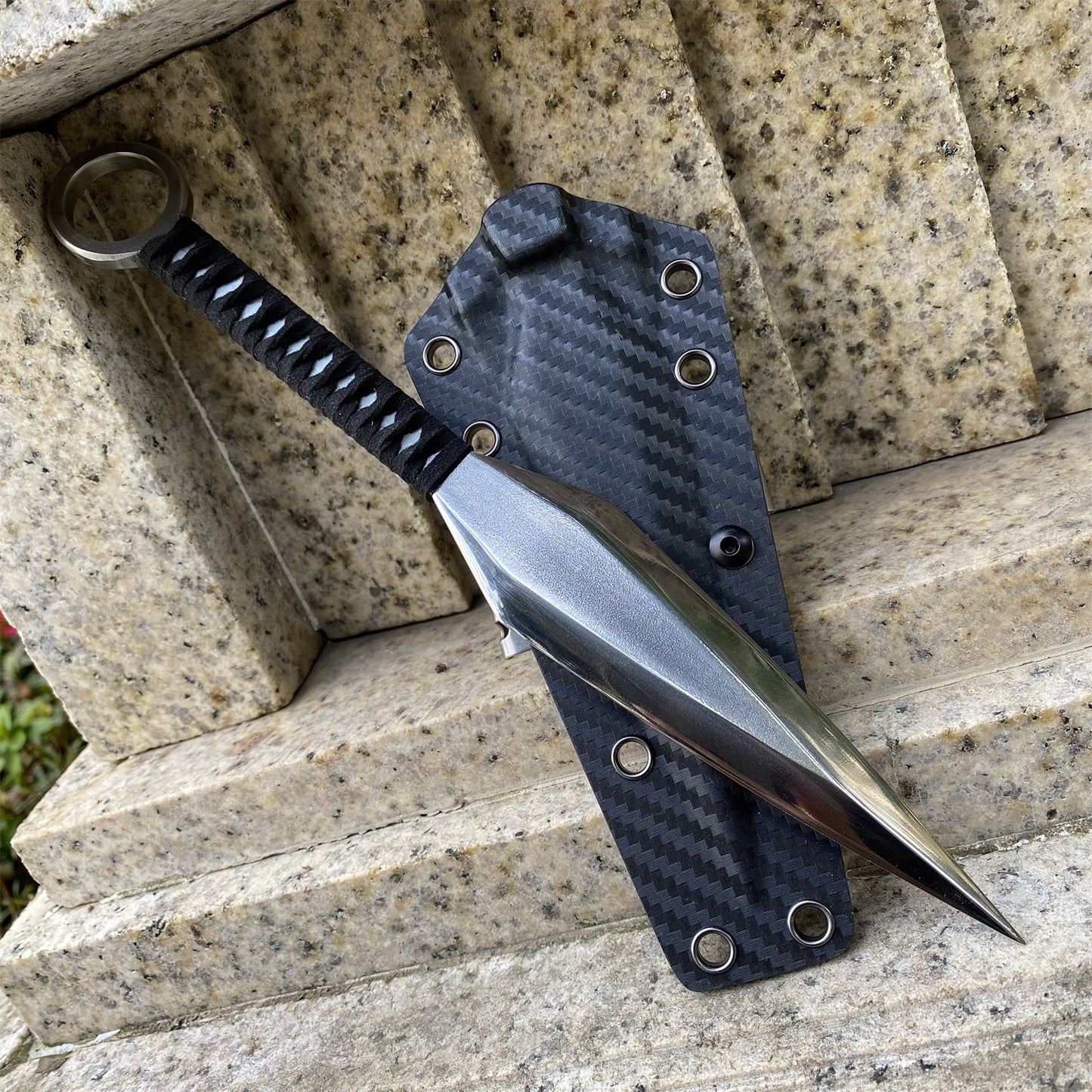 Hand-Forged Prime Steel Atsu Kunai Blunt Blade Replica