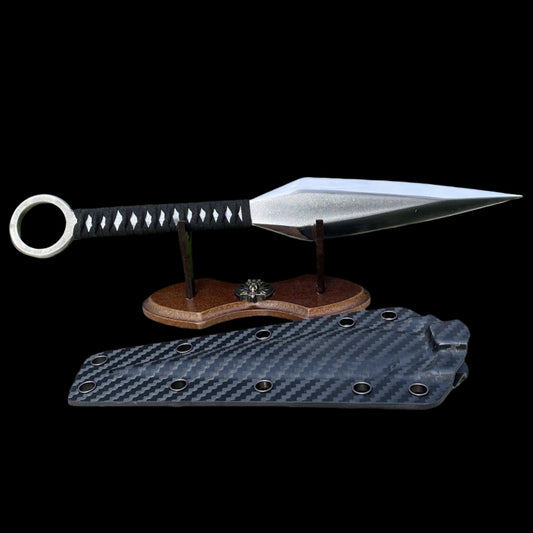 Hand-Forged Prime Steel Atsu Kunai Blunt Blade Replica