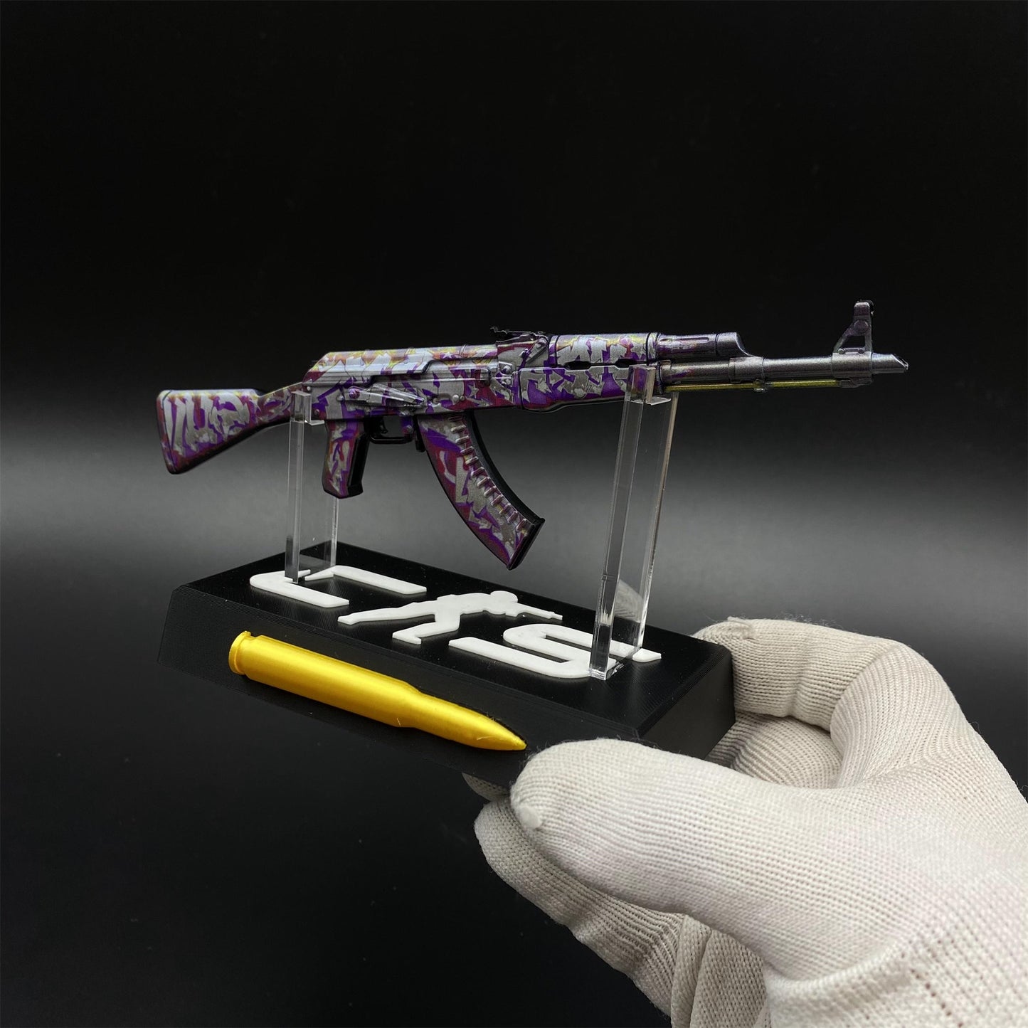 AK47 Head Shot Skin Metal Miniature For Collection