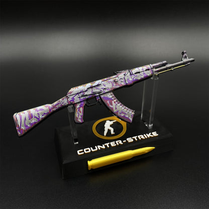 AK47 Head Shot Skin Metal Miniature For Collection