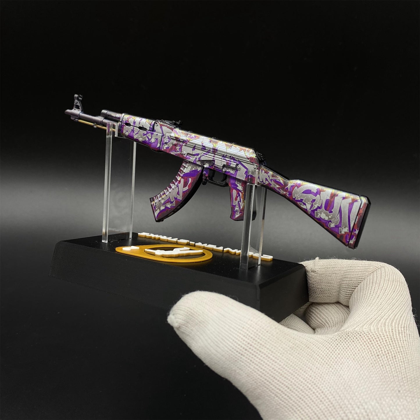 AK47 Head Shot Skin Metal Miniature For Collection