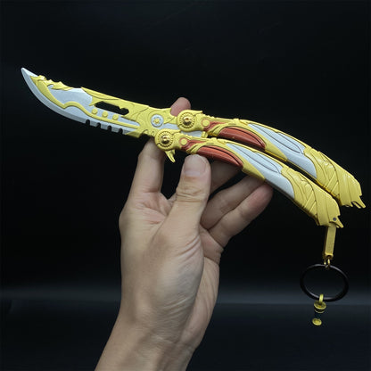 Metal Heavenly God Balisong Display Art