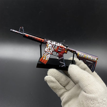 CS M4A4 Hellfire Mini Metal Replica For Collection