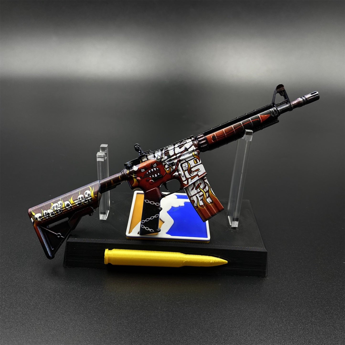 CS M4A4 Hellfire Mini Metal Replica For Collection