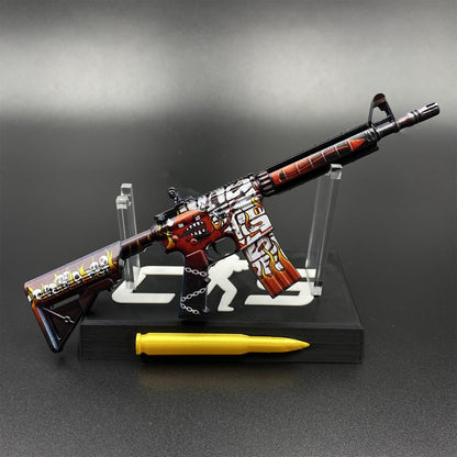 CS M4A4 Hellfire Mini Metal Replica For Collection