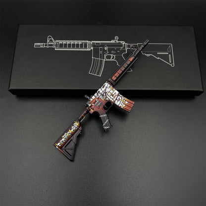 CS M4A4 Hellfire Mini Metal Replica For Collection