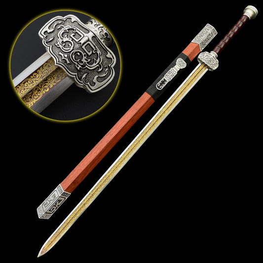 Chinese Ancient Life-size Holy Flame Han Sword Replica