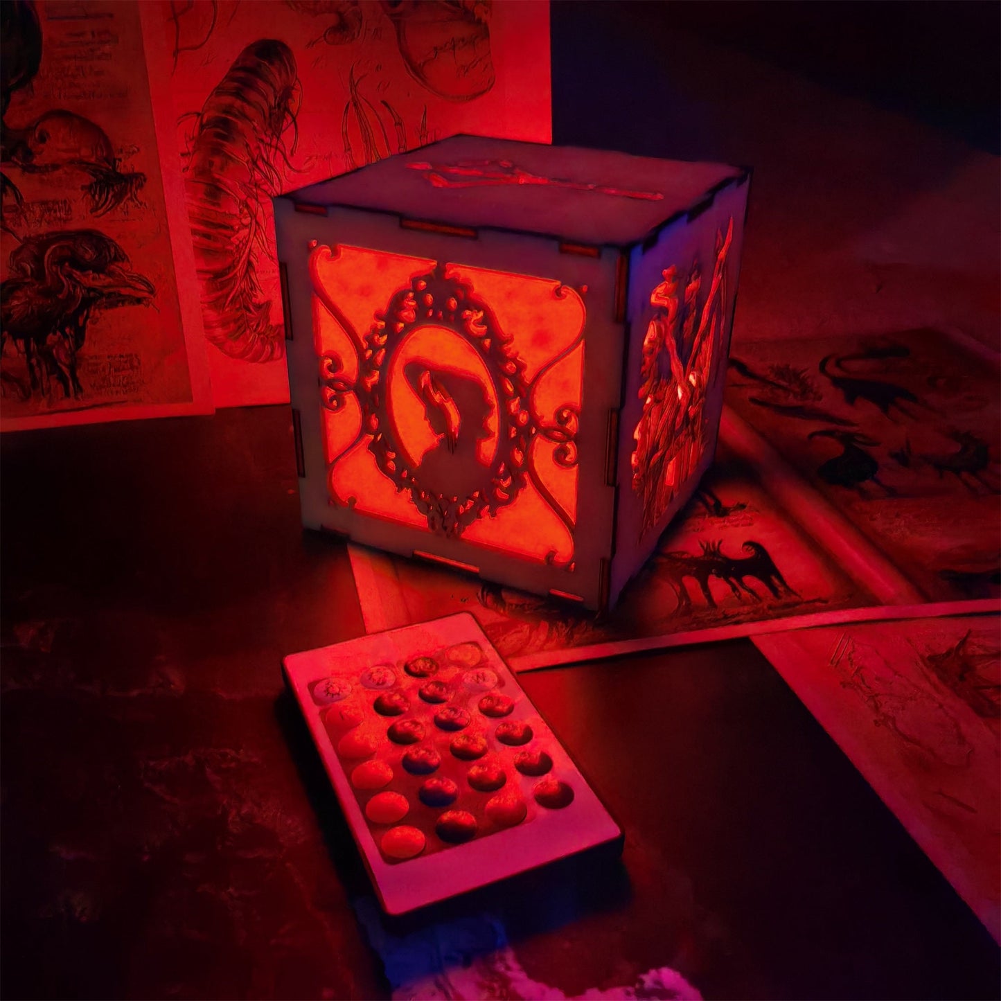 Hunter And Doll Cameos Night Light Room Decor
