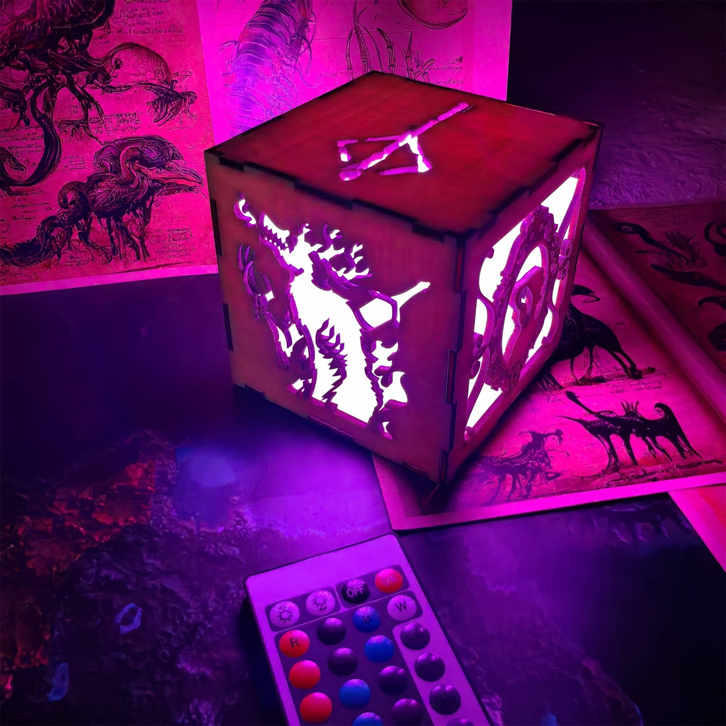 Hunter And Doll Cameos Night Light Room Decor