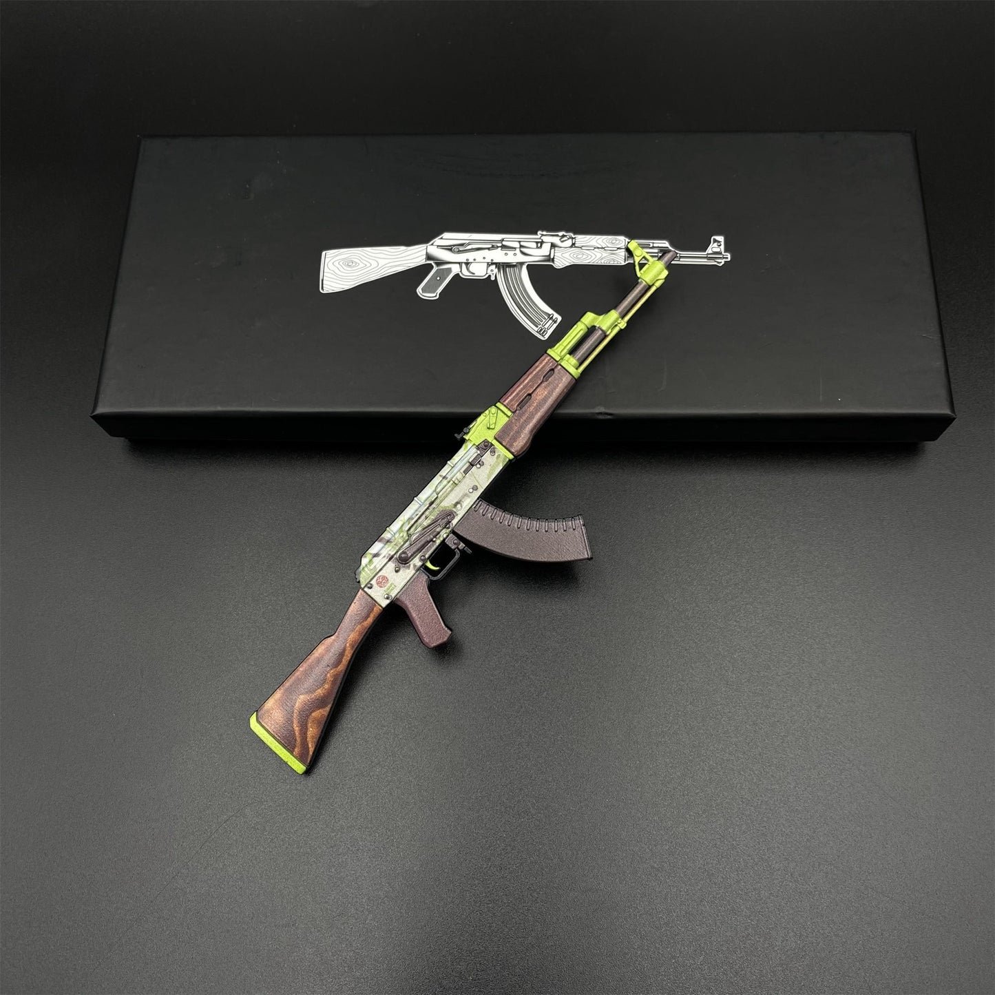 AK47 Hydroponic Skin Metal Miniature For Collection