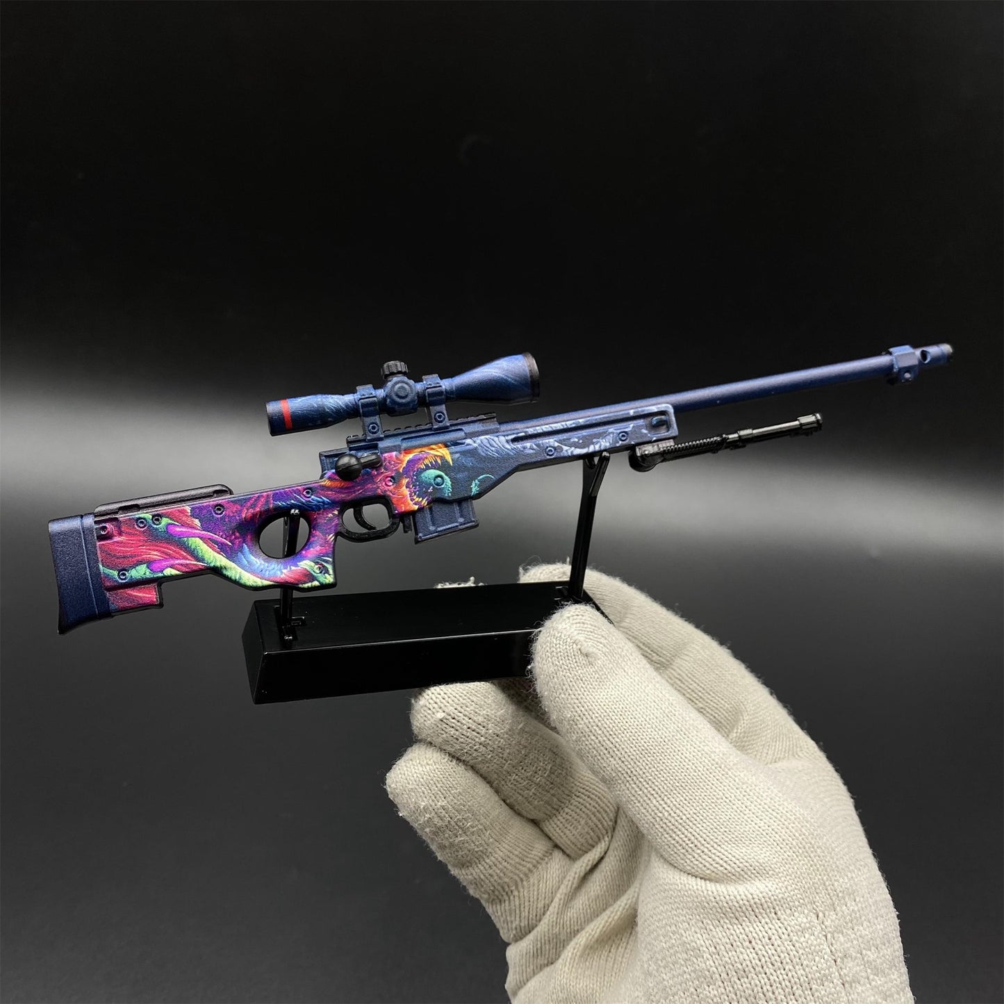 CS Tiny Gun Hyper Beast AWP Metal Miniature For Collection