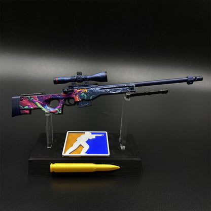 CS Tiny Gun Hyper Beast AWP Metal Miniature For Collection