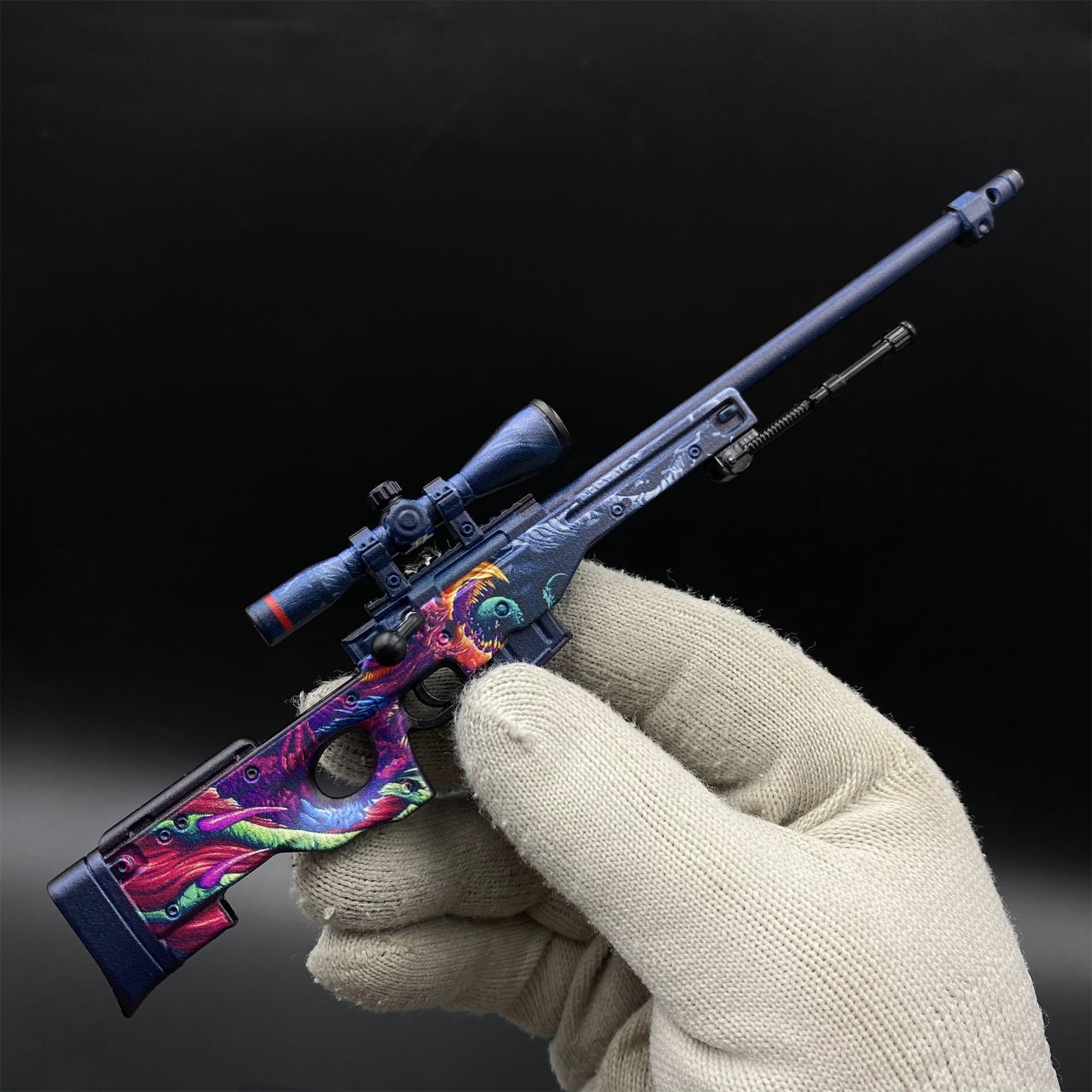 CS Tiny Gun Hyper Beast AWP Metal Miniature For Collection