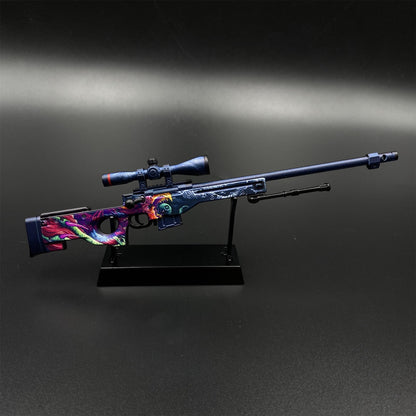 CS Tiny Gun Hyper Beast AWP Metal Miniature For Collection