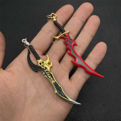 Mini Mini Kasaka's Venom Fang And Knight Killer Dagger Tiny Keychian