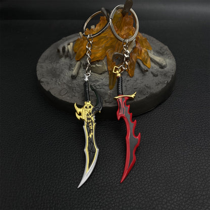 Mini Mini Kasaka's Venom Fang And Knight Killer Dagger Tiny Keychian
