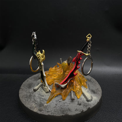Mini Mini Kasaka's Venom Fang And Knight Killer Dagger Tiny Keychian