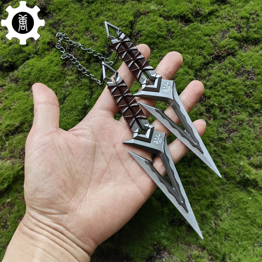 Metal Kuronami No Yaiba Melee Props A Pair USA Stock