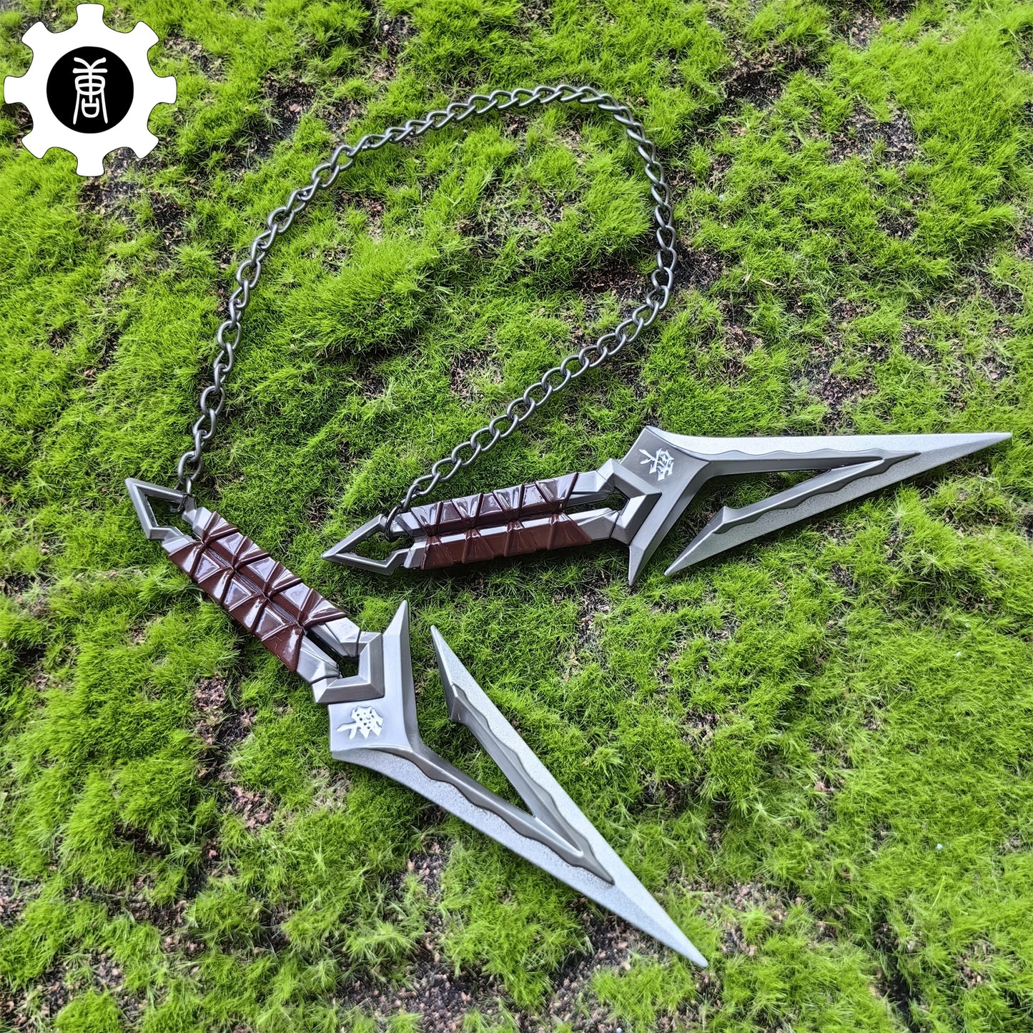 Metal Kuronami No Yaiba Melee Props A Pair USA Stock