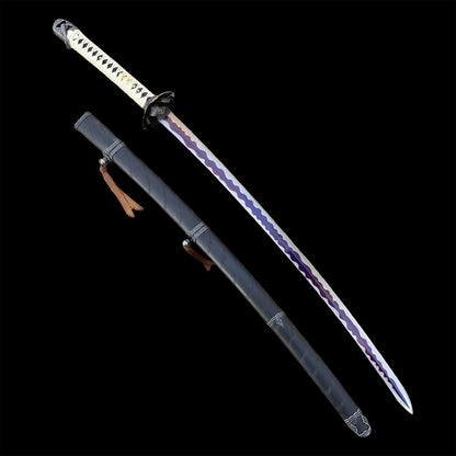 Life-Size Kusabimaru Katana, Gracious Gift of Tears, Black Mortal Blade Replicas