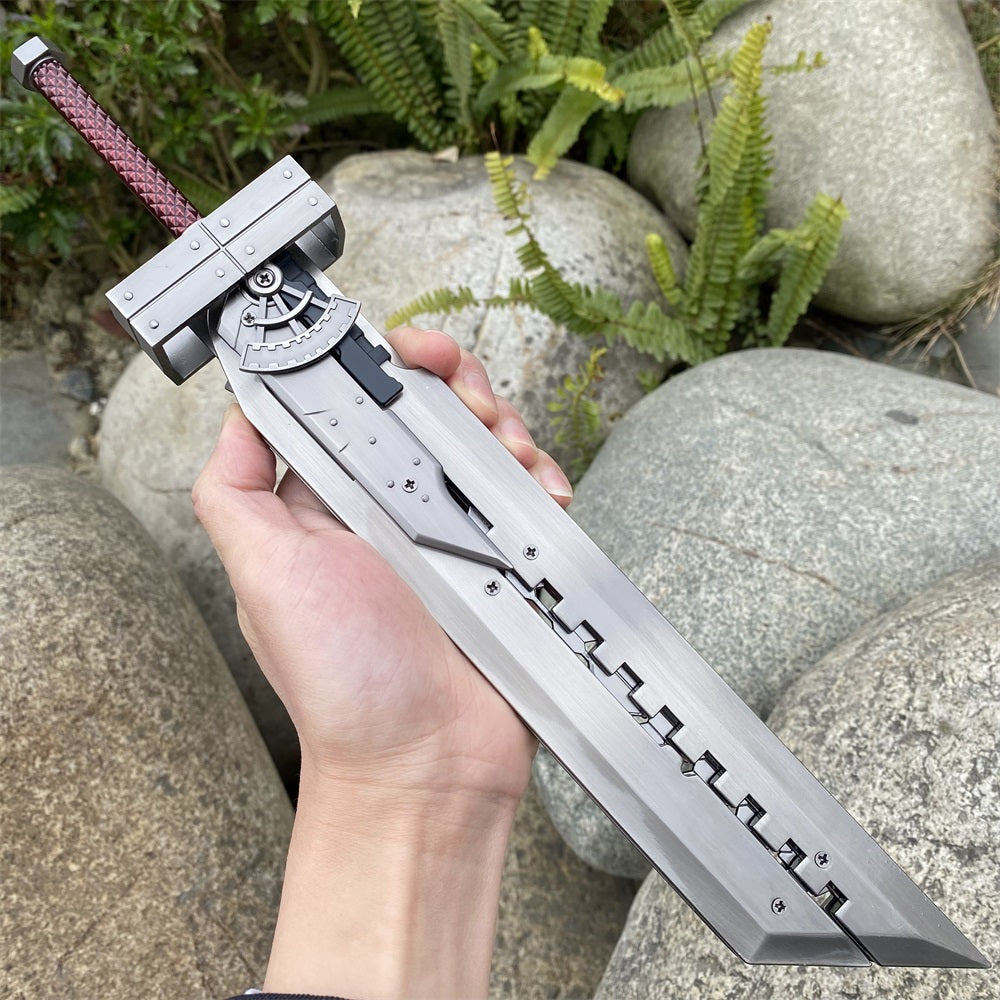 Crypto Heirloom Handmade Medieval Longsword & Giant Axe Replica - 24cm Zinc  Alloy Game Weapon For Display & Cosplay Medieval Sword Metal