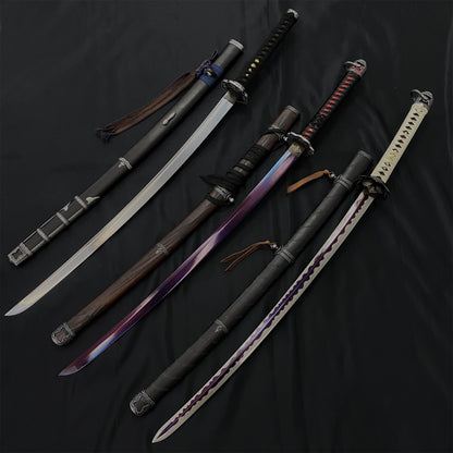 Life-Size Kusabimaru Katana, Gracious Gift of Tears, Black Mortal Blade Replicas