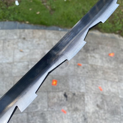 IRL Inosuke Duo Nichirin Sword Anime Katana Carbon Steel Version