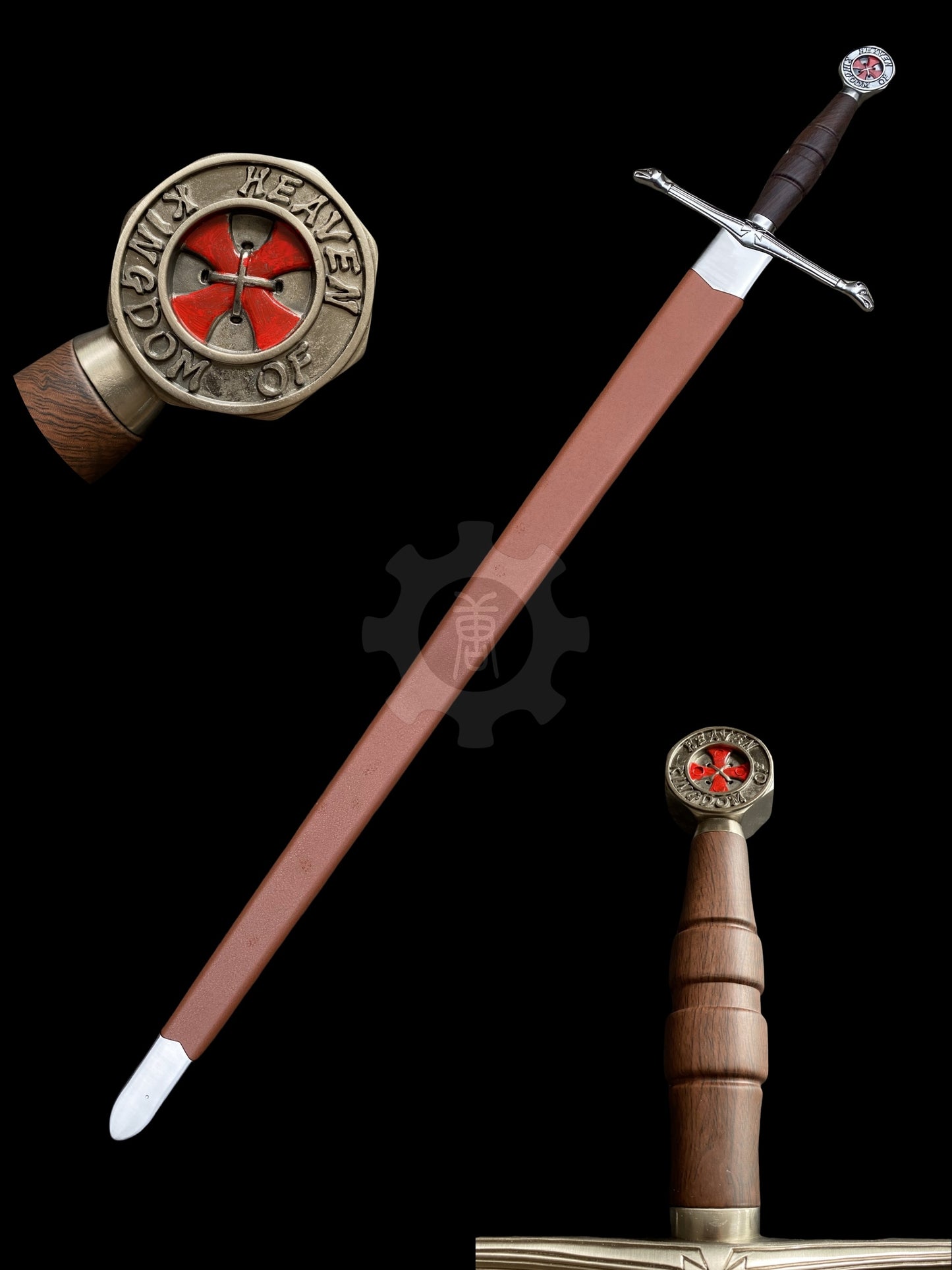 Ibelin Sword Movie Sword Metal Replica 42.5"